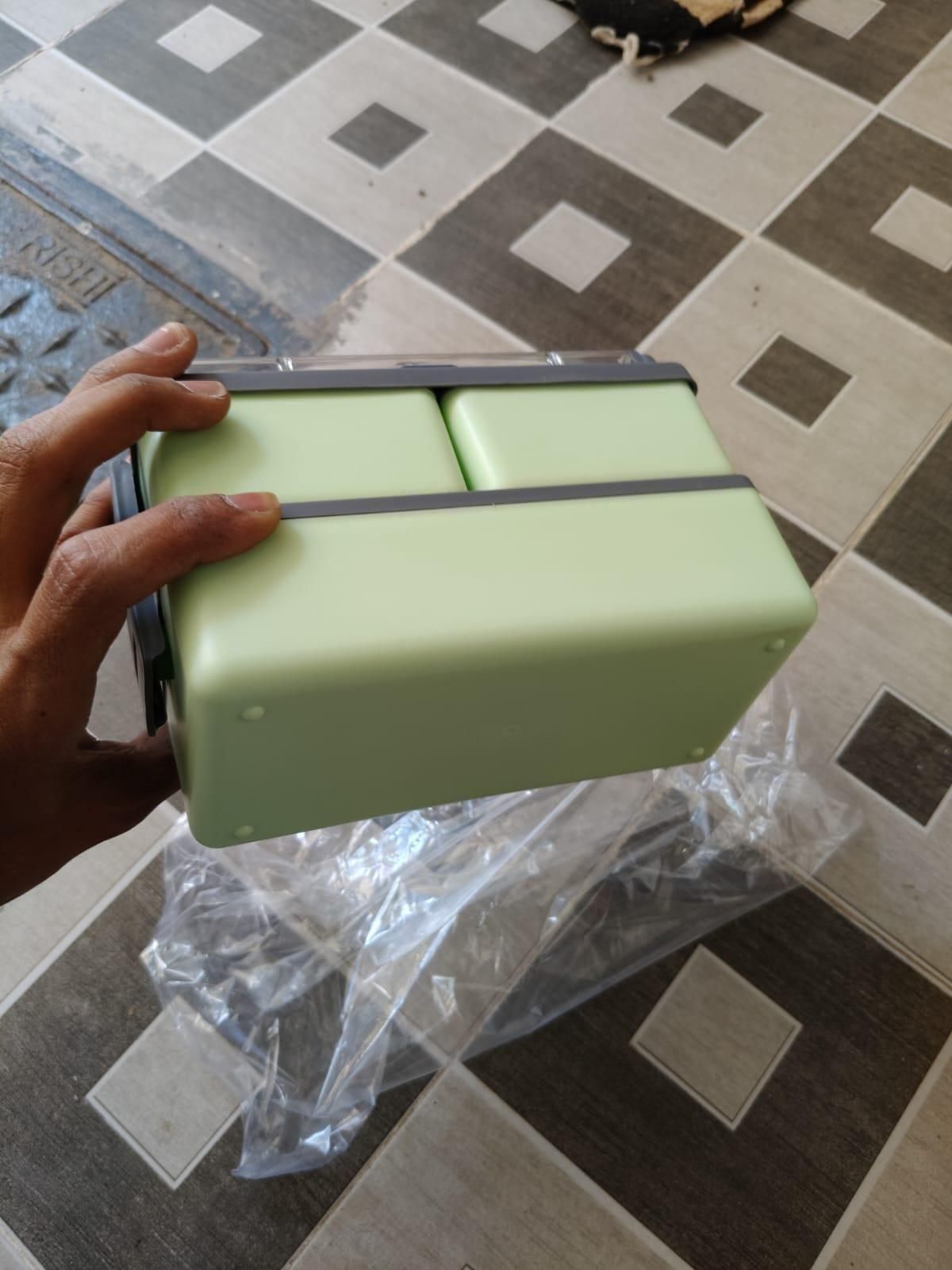 3 in 1 Compartment Lunch Box