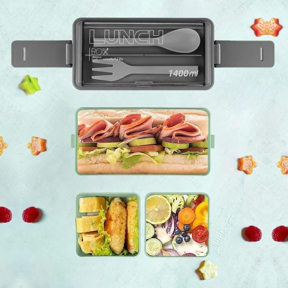 3 in 1 Compartment Lunch Box