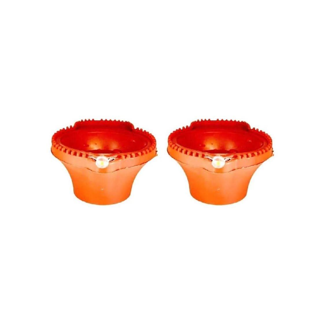 LED Light Water Sensor Diyas Plastic with, Ambient Lights, (Pack of 6/12/18/24) - superseekers.in