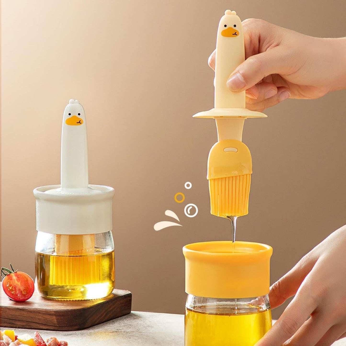 Oil-Brush Dispenser