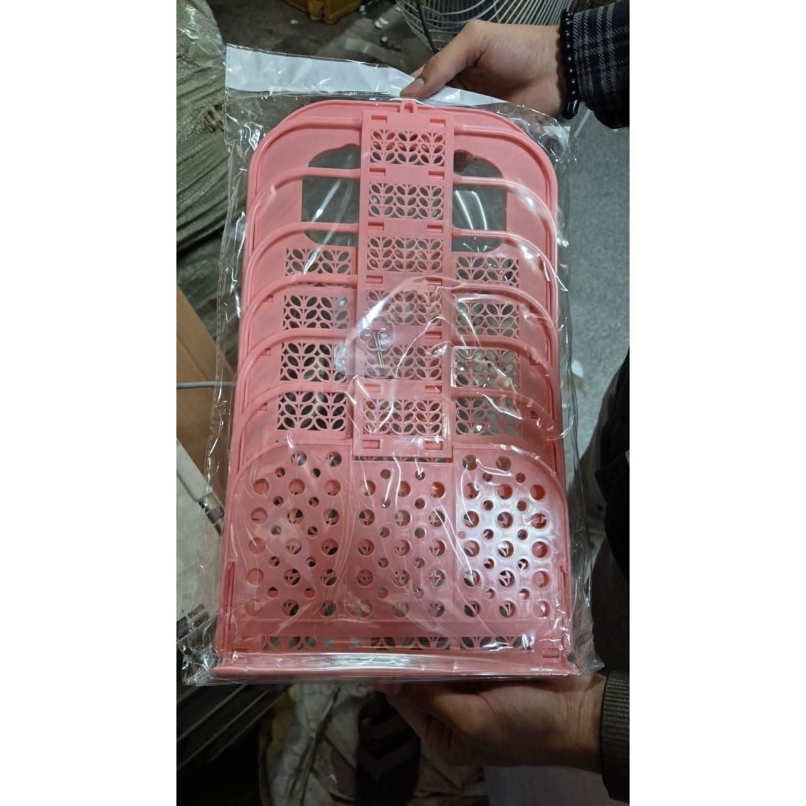 Plastic Multipurpose Hanging Laundry Basket - superseekers.in