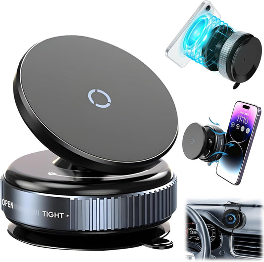 Vacuum Magnetic Suction Phone Holder