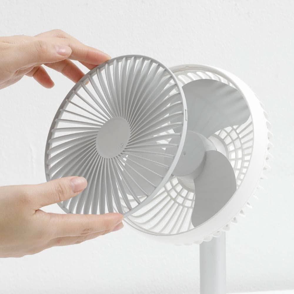 Adjustable Height Telescopic Rechargeable Standing Fan Rechargeable Pedestal Fan - superseekers.in