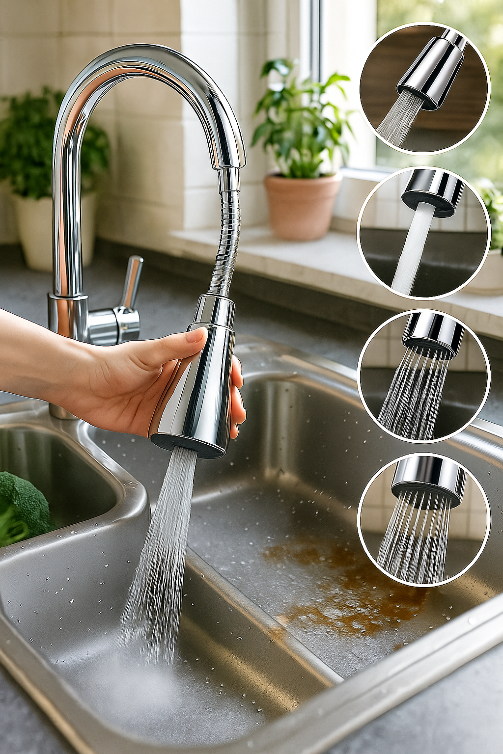 Tap Extender for Kitchen Sink