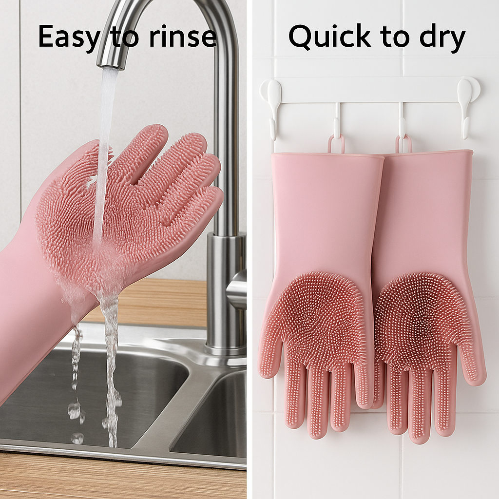 Silicon Dishwashing Gloves